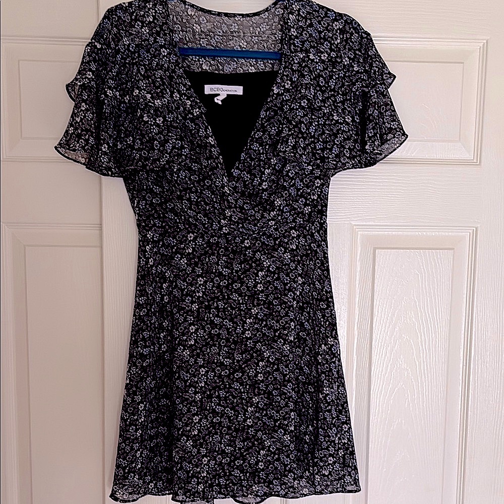 Black Floral Dress